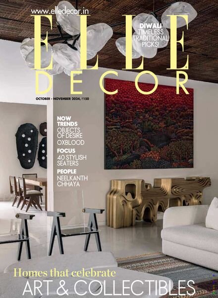 Elle Decor India – October-November 2024 Cover