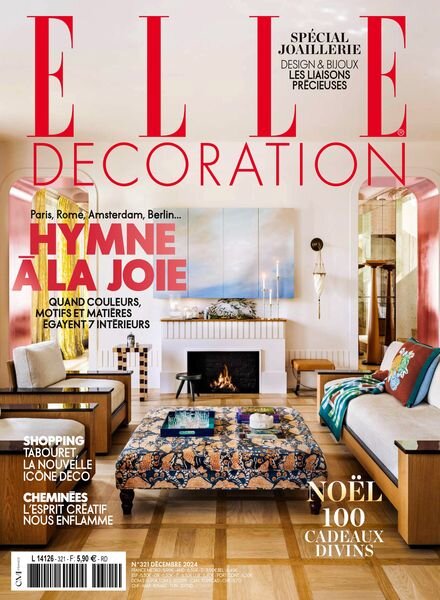 Elle Decoration France – Decembre 2024 Cover