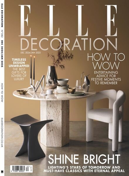 Elle Decoration UK – December 2024 – January 2025 Cover
