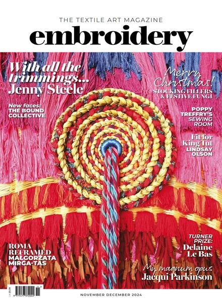 Embroidery Magazine – November-December 2024 Cover