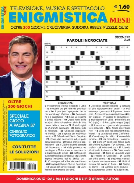 Enigmistica Mese – Dicembre 2024 Cover