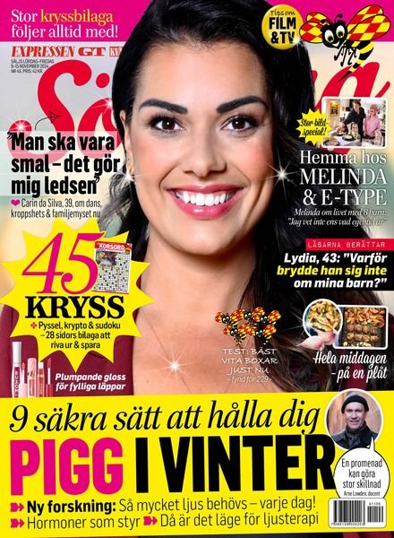 Expressen SOndag – 9 November 2024 Cover