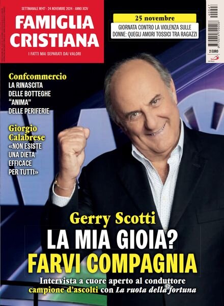 Famiglia Cristiana – 24 Novembre 2024 Cover