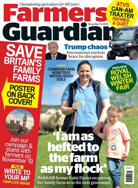 Farmers Guardian – 15 November 2024 Cover