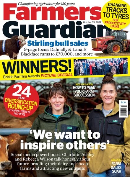 Farmers Guardian – 25 October 2024 Cover