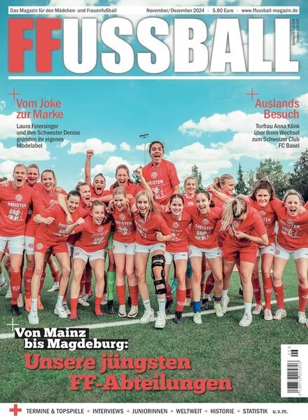 FFussball Magazin – November-Dezember 2024 Cover