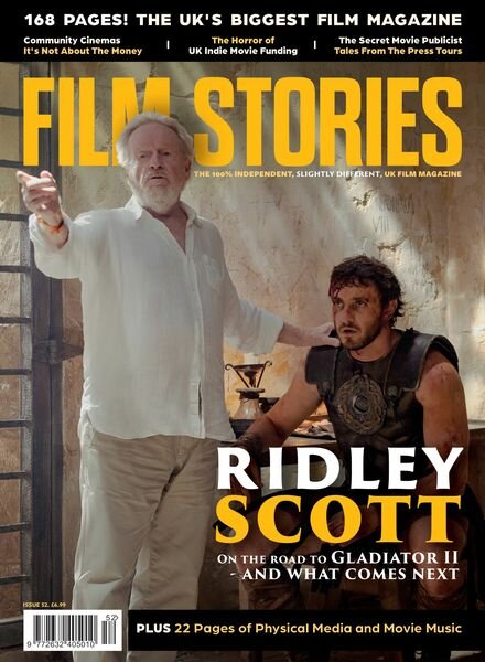 Film Stories – Issue 52 – November 2024 Cover