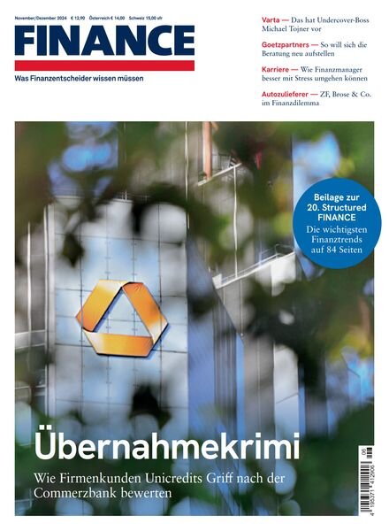 Finance – November-Dezember 2024 Cover