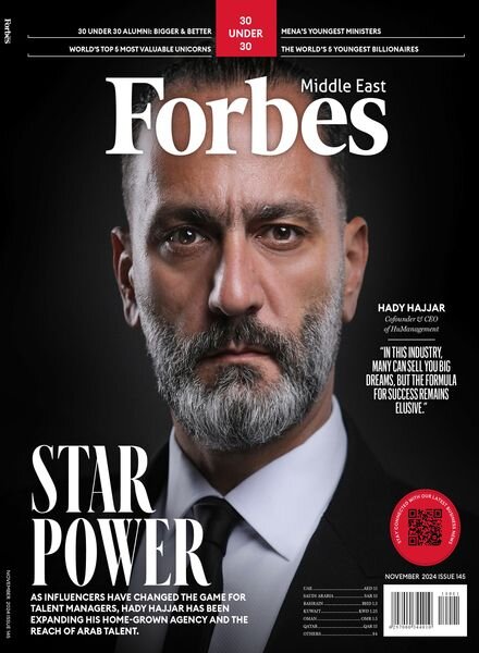 Forbes Middle East English Edition – November 2024 Cover