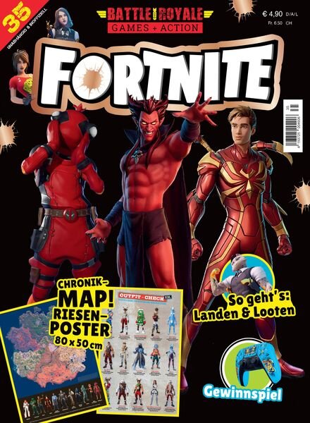 Fortnite Battle Royale Das Magazin – November 2024 Cover