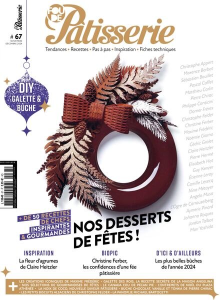 Fou de Patisserie – Novembre-Decembre 2024 Cover