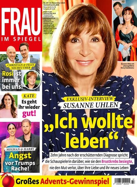 Frau im Spiegel – 13 November 2024 Cover