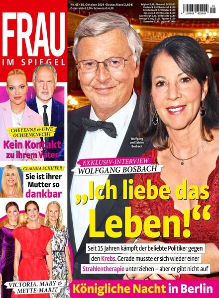 Frau im Spiegel – 30 Oktober 2024 Cover