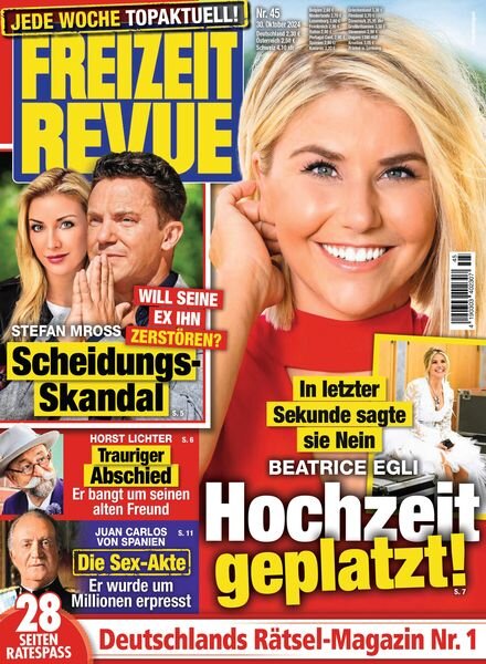 Freizeit Revue – 29 Oktober 2024 Cover