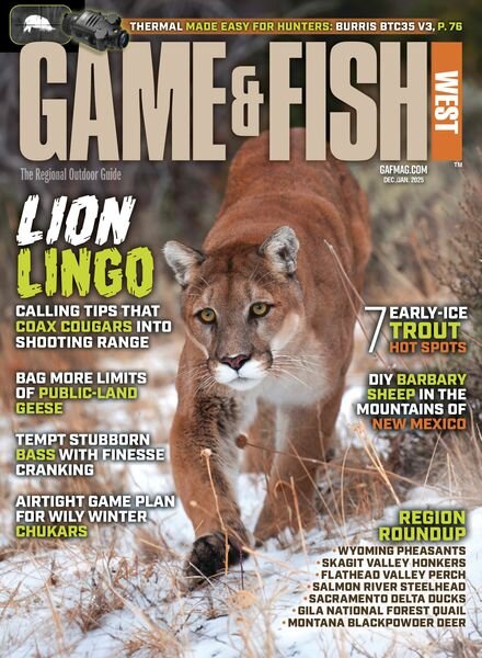 Game & Fish West – December 2024 – January 2025 Cover