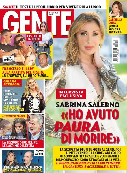 Gente Italia – 16 Novembre 2024 Cover