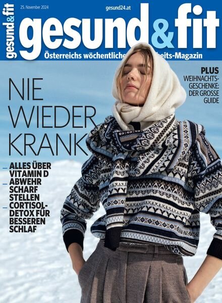 Gesund & Fit – 25 November 2024 Cover
