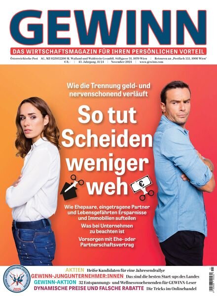 Gewinn – November 2024 Cover
