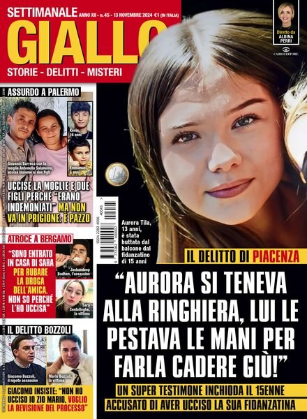 Giallo – 13 Novembre 2024 Cover