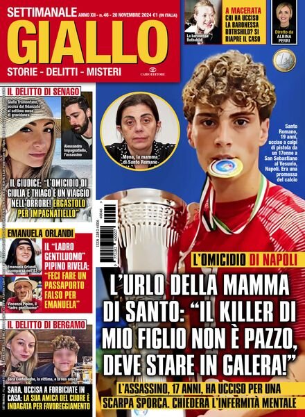 Giallo – 20 Novembre 2024 Cover