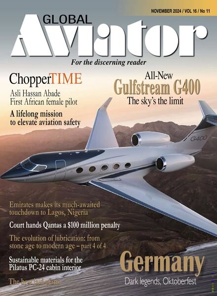 Global Aviator South Africa – November 2024 Cover