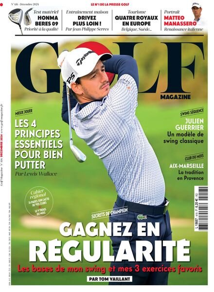 Golf Magazine France – Decembre 2024 Cover