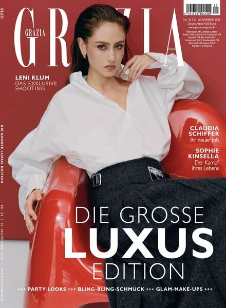 Grazia Germany – 21 November 2024 Cover