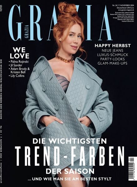 Grazia Germany – 7 November 2024 Cover