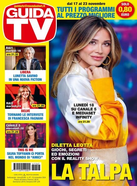 GuidaTV – 12 Novembre 2024 Cover