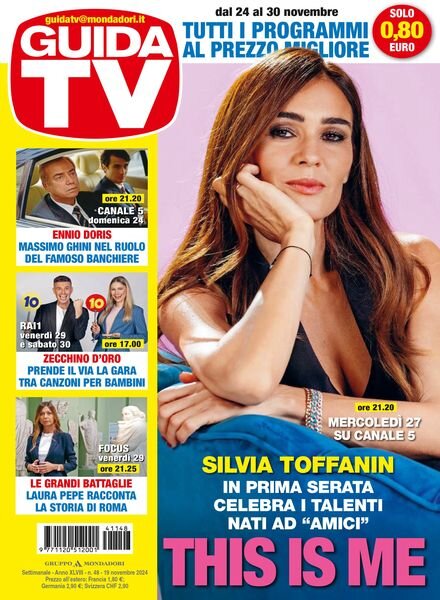 GuidaTV – 19 Novembre 2024 Cover