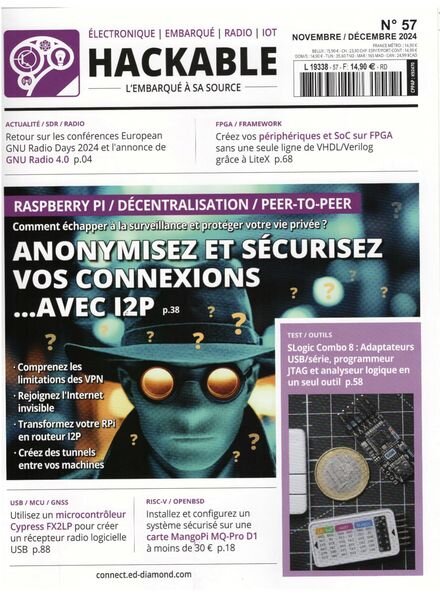 Hackable Magazine – Novembre-Decembre 2024 Cover