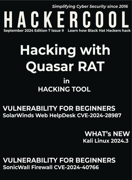 Hackercool – September 2024 Cover