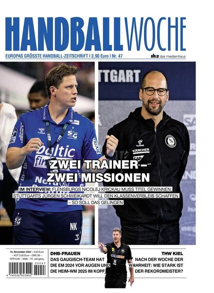Handballwoche – 19 November 2024 Cover