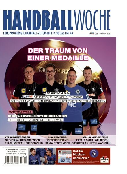 Handballwoche – 26 November 2024 Cover