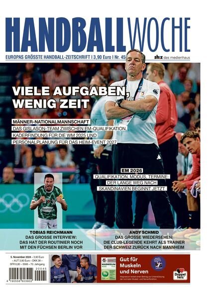 Handballwoche – 5 November 2024 Cover