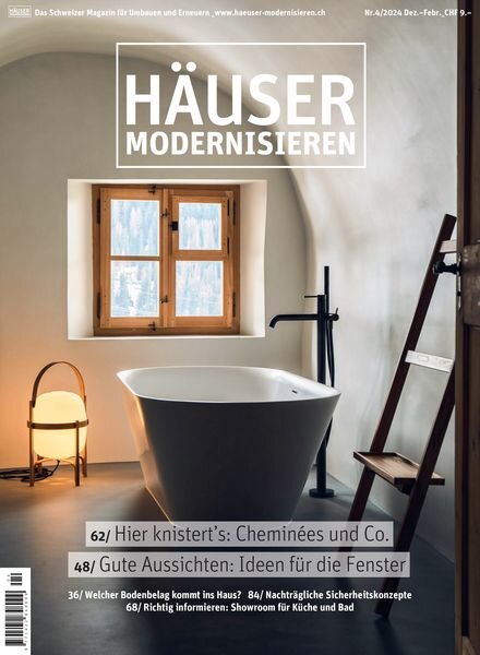 Hauser Modernisieren – Dezember 2024 – Januar-Februar 2025 Cover