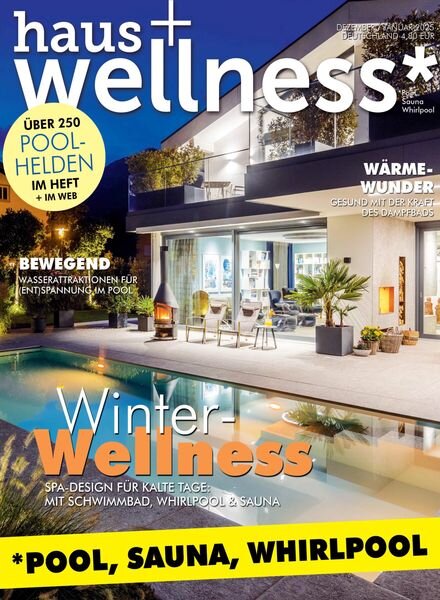 Haus+Wellness – Dezember 2024 – Januar 2025 Cover