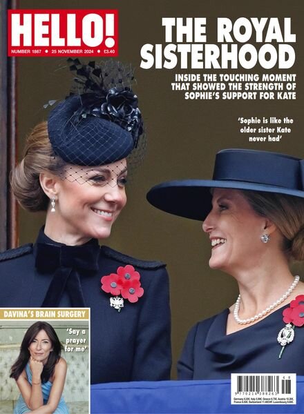 Hello! Magazine UK – 25 November 2024 Cover