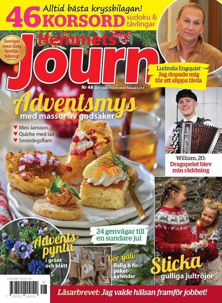 Hemmets Journal – 20 November 2024 Cover