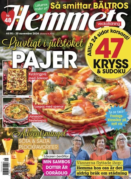 Hemmets Veckotidning – 20 November 2024 Cover