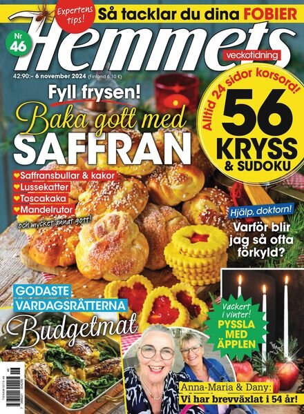 Hemmets Veckotidning – 6 November 2024 Cover