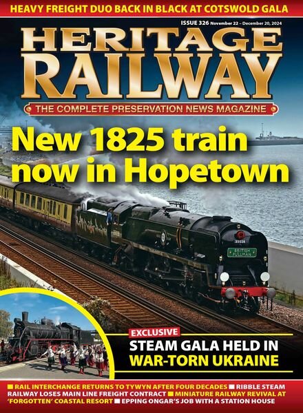Heritage Railway – November 2024 Cover