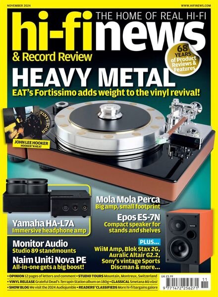 Hi Fi News – November 2024 Cover