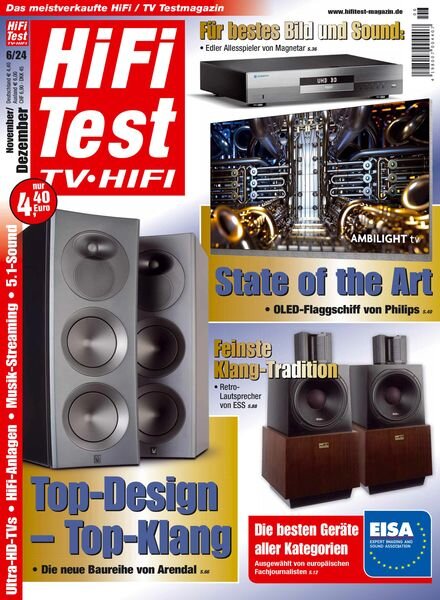 HiFi Test TV HiFi – November-Dezember 2024 Cover