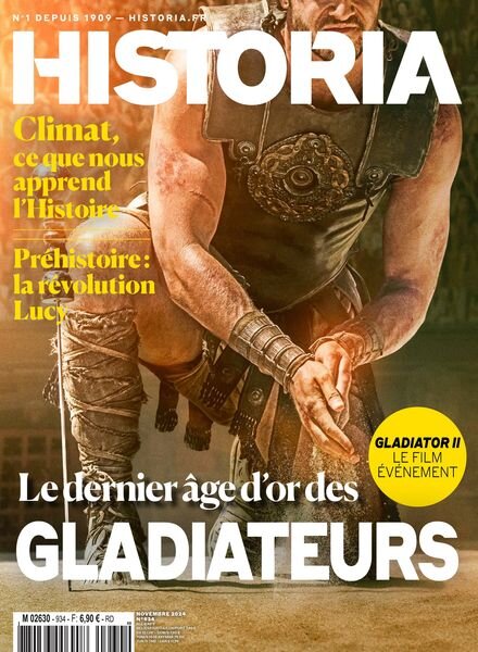 Historia Magazine – Novembre 2024 Cover