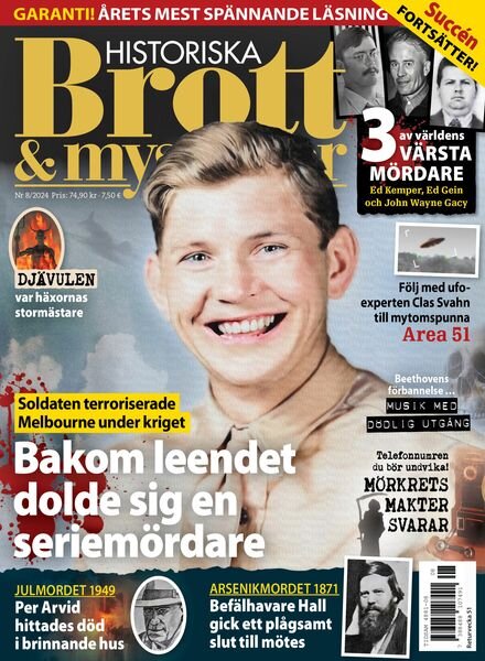 Historiska Brott & Mysterier – Oktober 2024 Cover