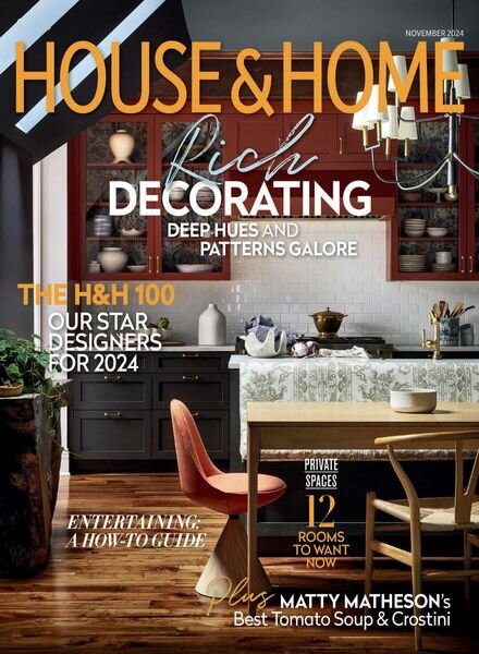 House & Home – November 2024 Cover