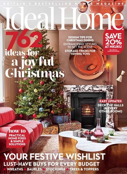 Ideal Home UK – December 2024 Cover