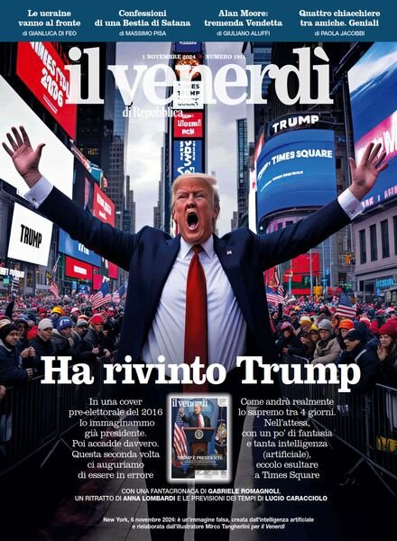 Il Venerdi di Repubblica – 1 Novembre 2024 Cover