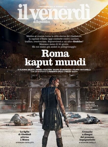 Il Venerdi di Repubblica – 8 Novembre 2024 Cover